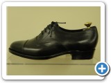 Black Oxford business shoe made from box calf