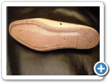 hand featherd Welted Insole